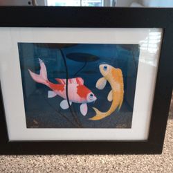 Rob Kaz Koi Reflection Signed Numbered Limited Edition Giclee Art Print Walt Disney Pixar Artist Fish Pond