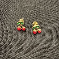 Cherry earrings