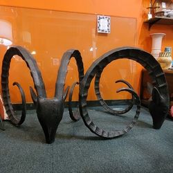Ibex Ram Heads Dining Table