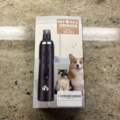 Rechargeable Electric Black Cat/Dog Nail Grinder