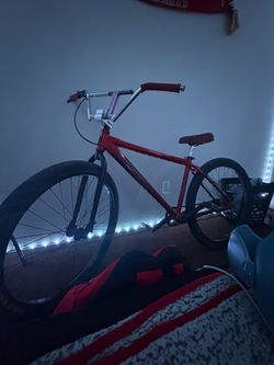 Red goon 29 inch wheelie bike