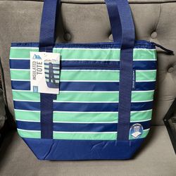 Insulated 30 can tote bag, new: $
