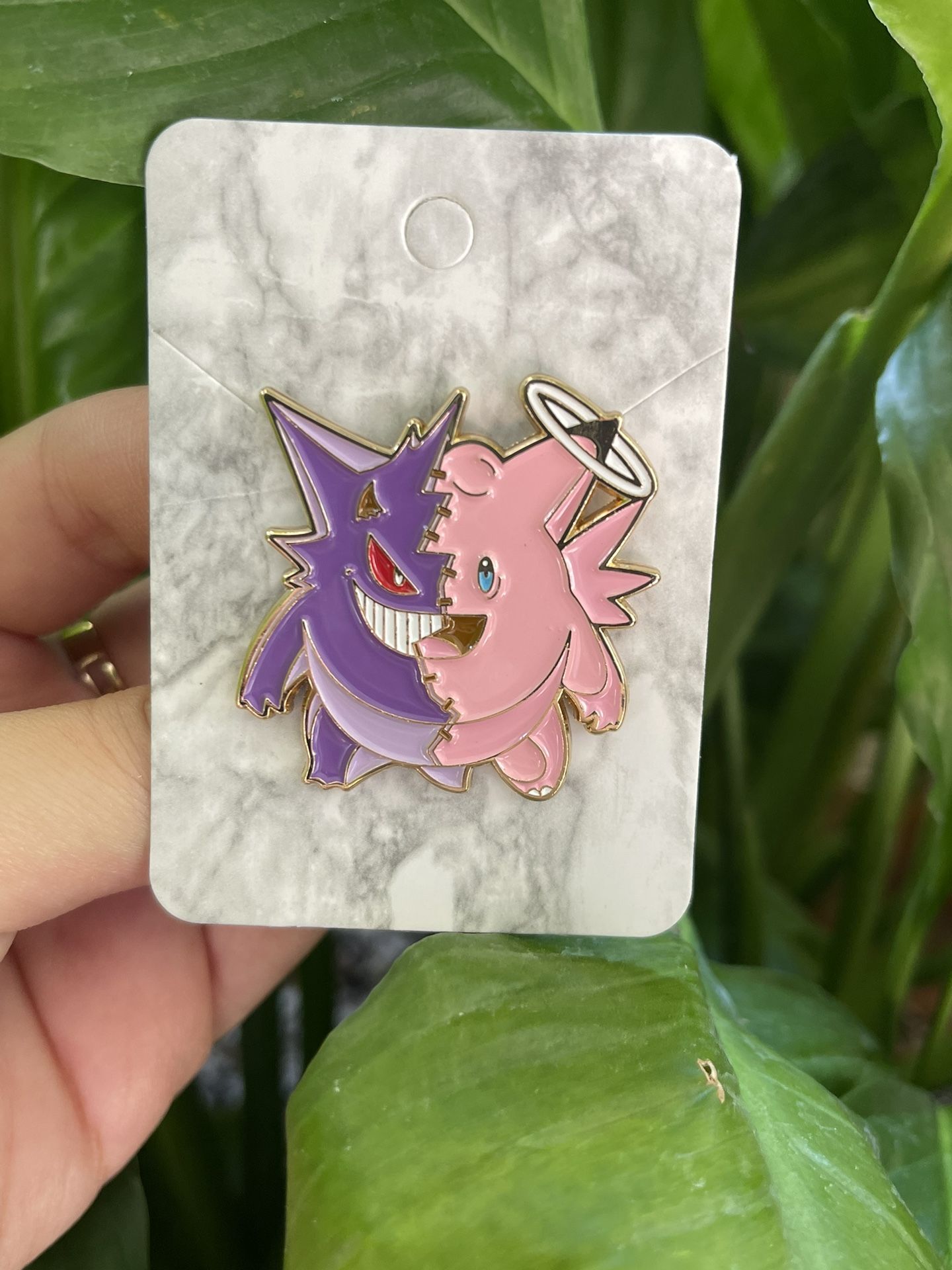 Gengar X Clefable Pokemon Pin