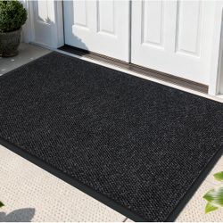 Yimobra Doormat Outdoor Indoor Entrance 47 x 32, All-Season All-Weather Front Door Mat, 100% Waterproof Welcome Matt for Floor Garage Outside Entry, S