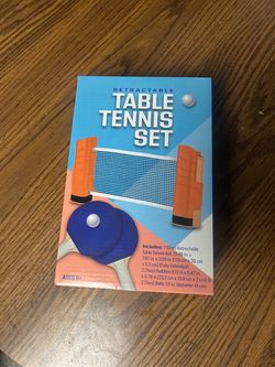 Retractable Table Tennis Set