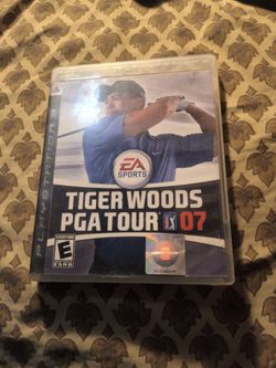 PlayStation 3 tiger woods PGA tour 07.......$10