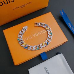 LV silver bracelet