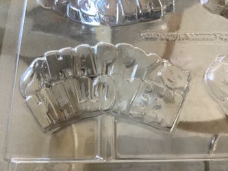 Happy Halloween Chocolate Lollipop Mold for 6 Pops