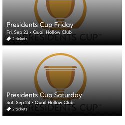 Presidents Cup Tickets
