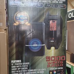15" Dj Bluetooth Party Speakers.  Mr. Dj. Free 🎤 And Tripod 