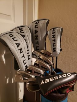 Taylormade full golf clubs set and bag