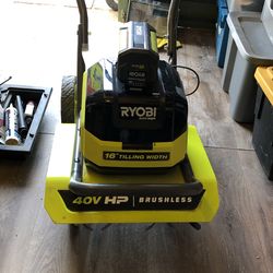 16” Tilling 40 V Rebolvedora  De Tierra 