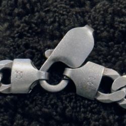 Silver San Judas Chain With Pendant 