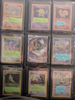 Base set pokemon cards