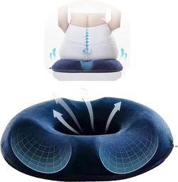 Donut Pillow Hemorrhoid Seat Cushion for Office Chair, Premium Memory Foam Chair Cushion, Ventilate Chairs Cushion for Pregnant Women, Used for Office