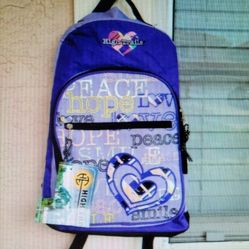 NEW with  TAG PURPLE BACKPACK 