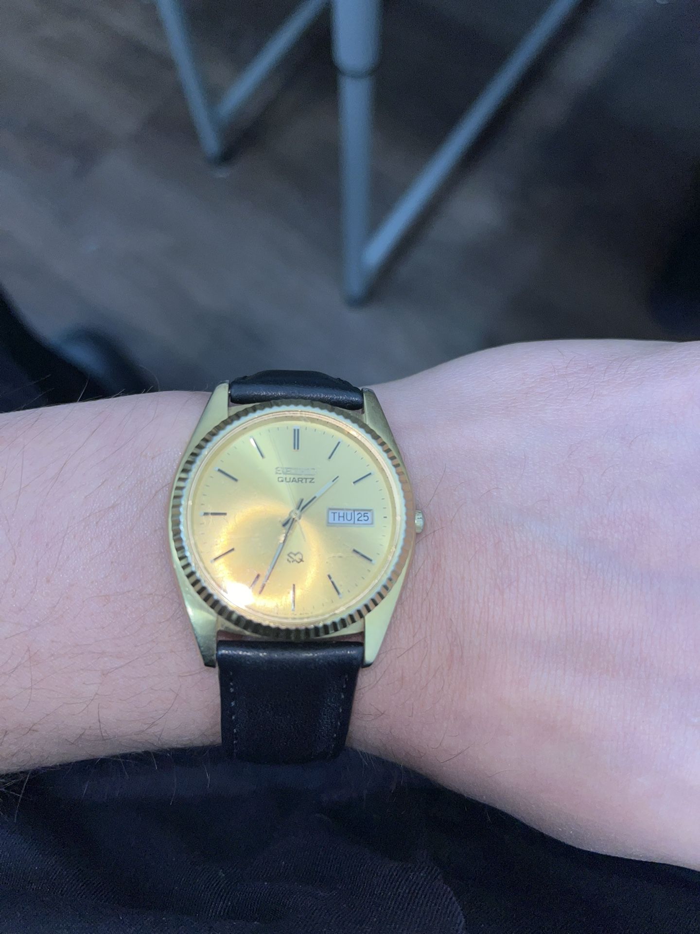 Seiko SQ Quartz | Gold Fluted Datejust “presidential”