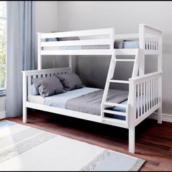 Max & Lily solid wood bunkbed twin over full 