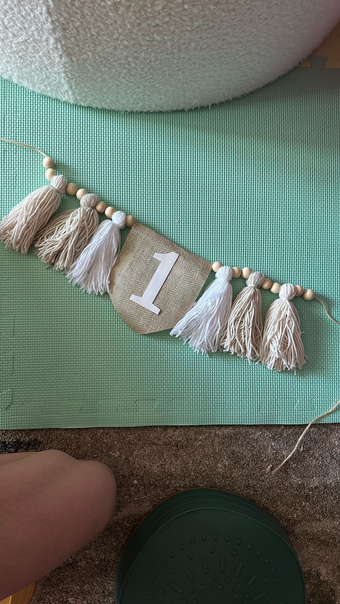 1st Birthday High Chair Banner