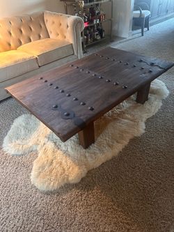 Rustic coffee table