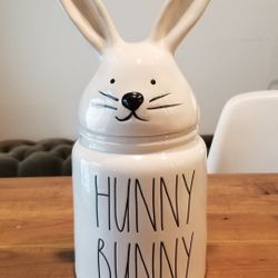 rae dunn hunny bunny canister