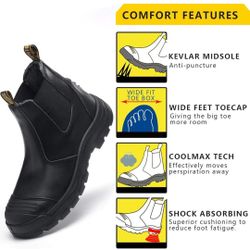 Rock Poster Men’s Work Boots Size 11.5