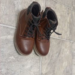 Brown Boots Kids Size 13 