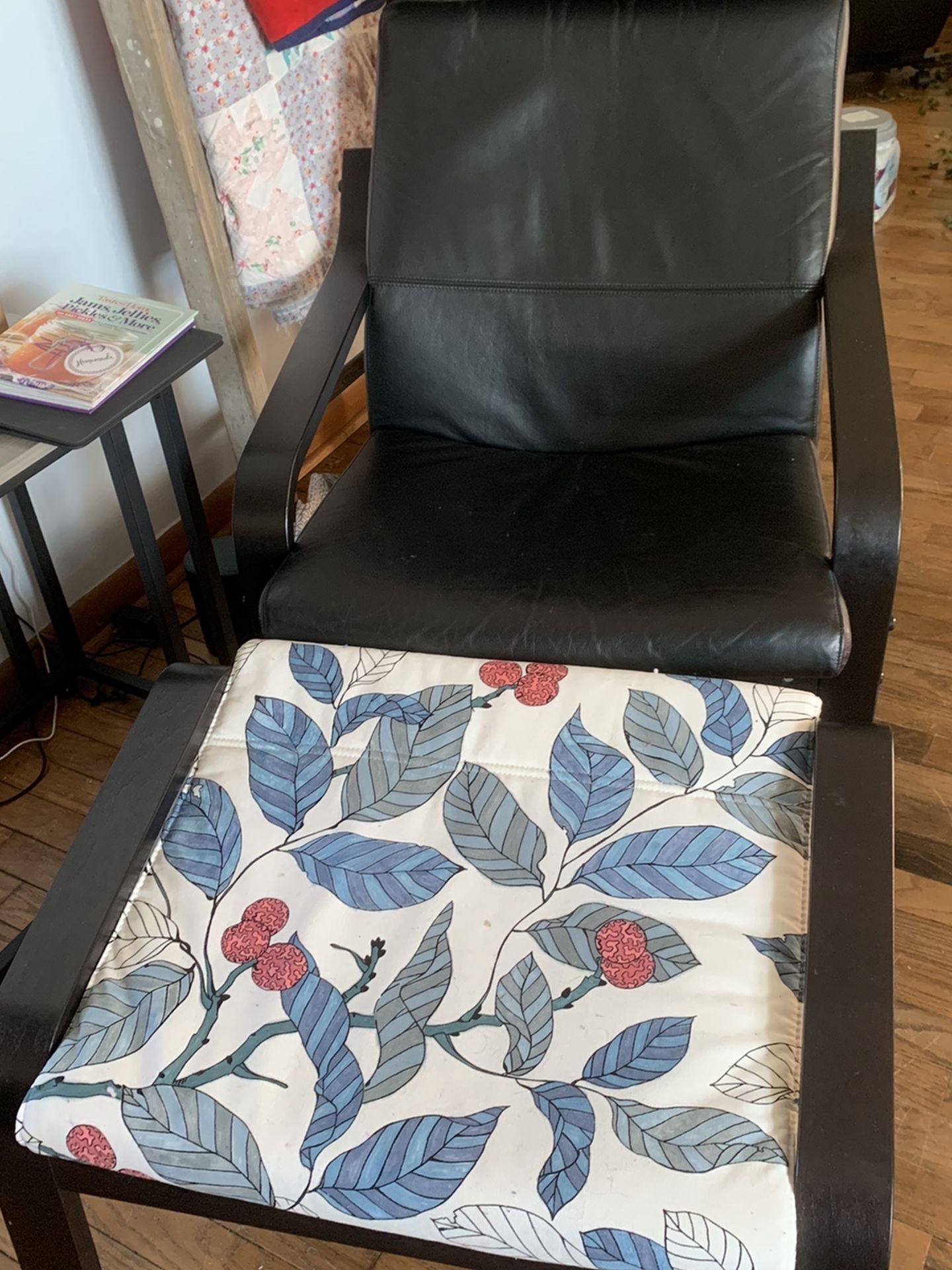 Poang Chair & Ottoman Ikea