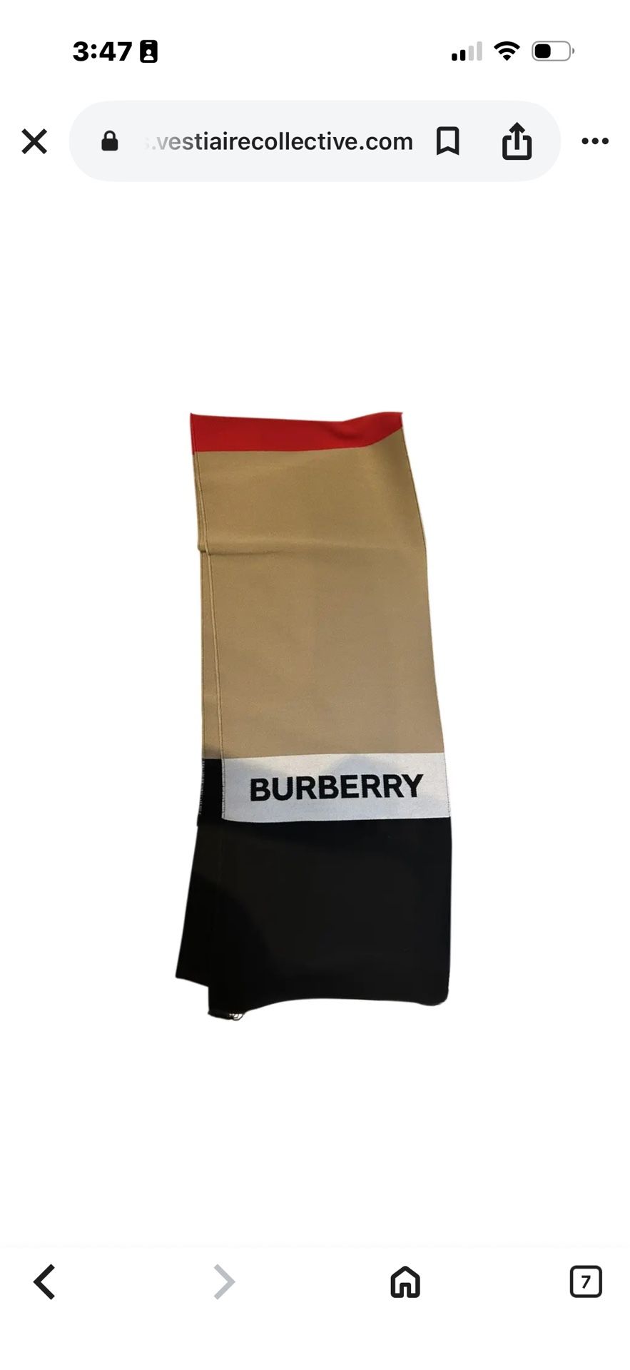 Burberry Wool Scarf