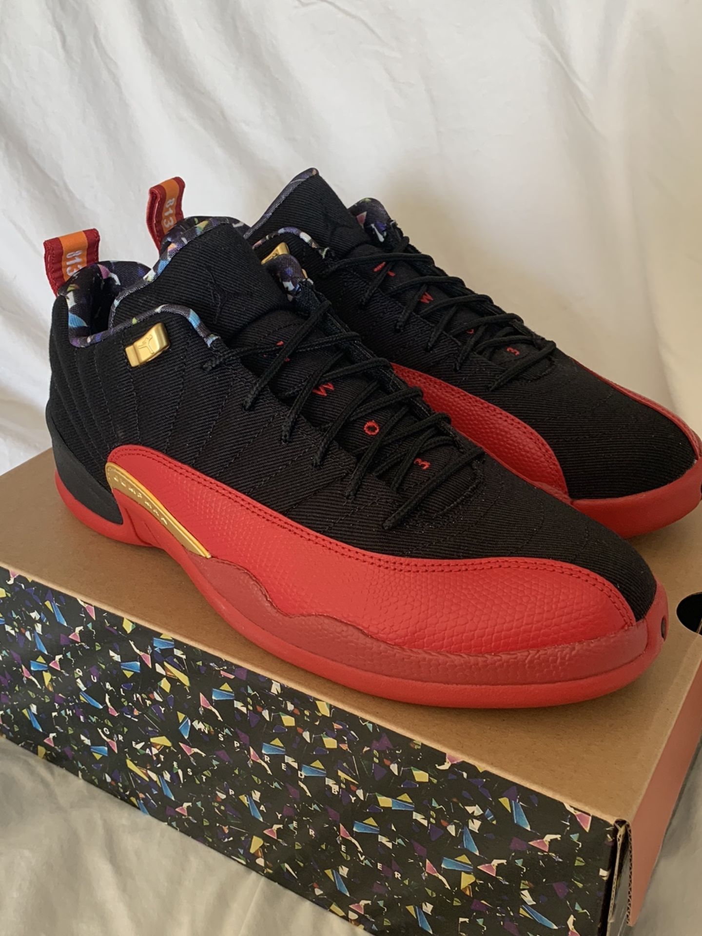 Jordan 12 Low Super Bowl LV Size 10