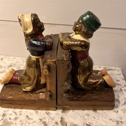 Antique Bronze Bookends 