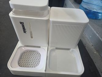 Dog feeder and water dispenser