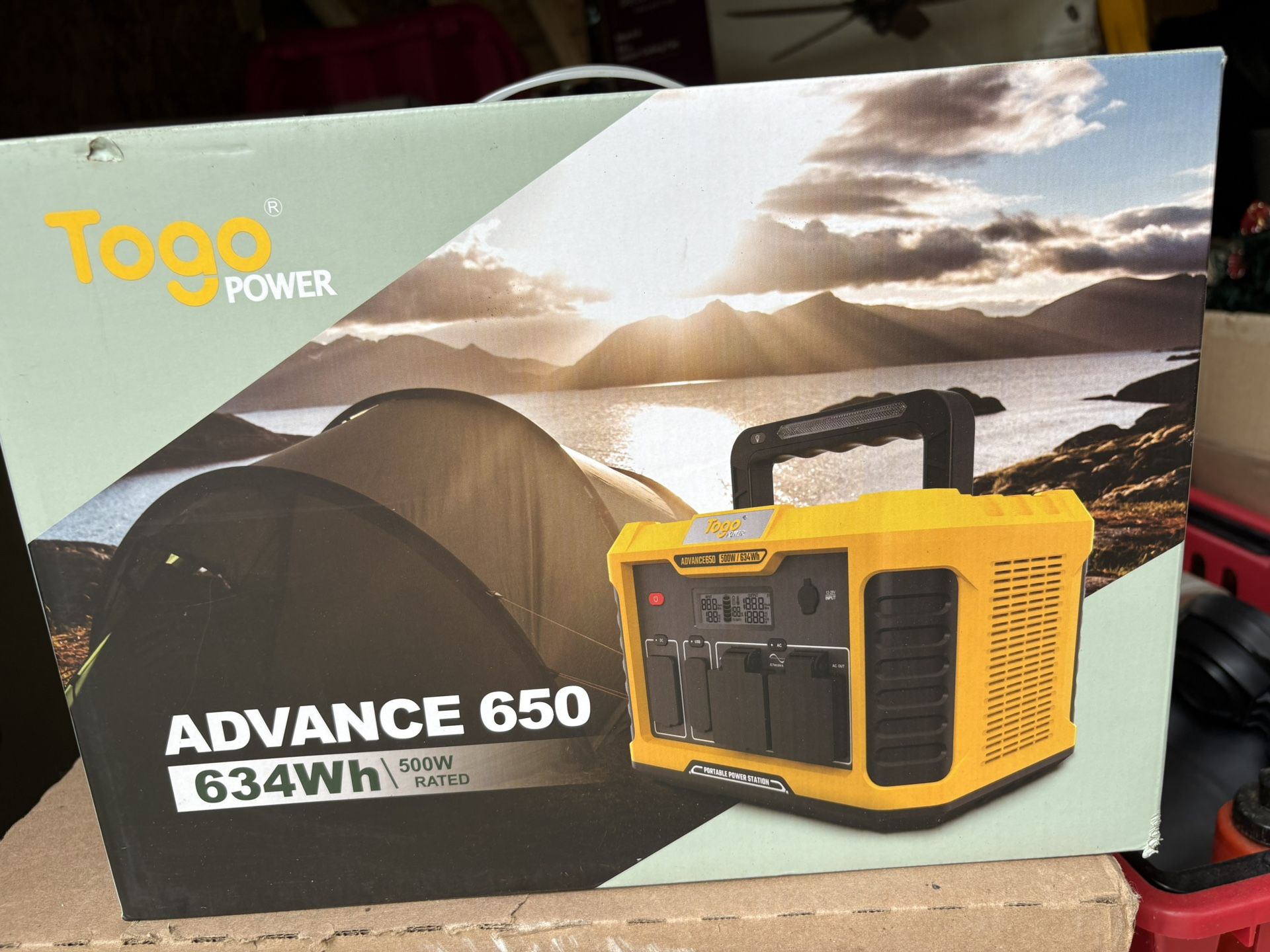 Togo Power Advance 650 Portable Power Station – Brand New in Box! ⚡