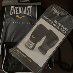 Everlast Neoprene Heavy Bag Gloves W/Bag