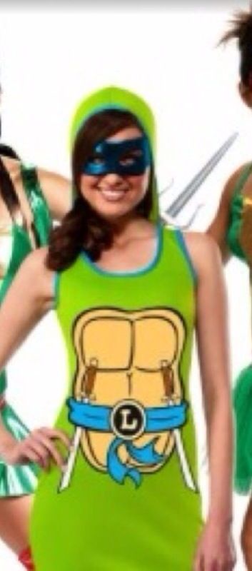 I don't medium ninja turtle dress Halloween costume