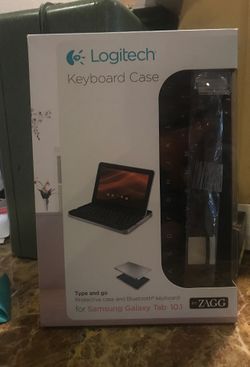 Logitech for Samsung Galaxy tab 10.1/ case and keyboard.
