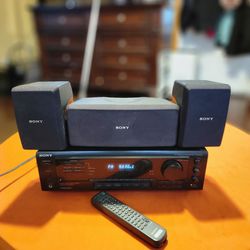 Sony Vintage STR-D450Z AM/FM Surround Sound Audio And Video Receiver System With Remote
