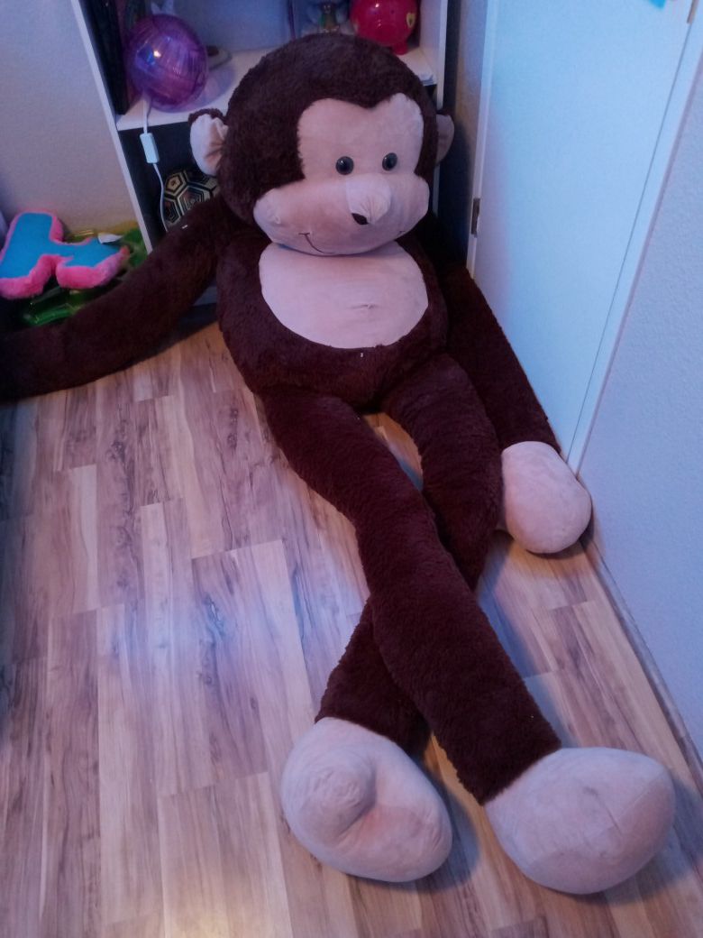Big stuffed monkey