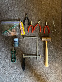 Silver jewelry making tools