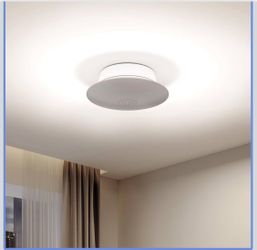 Indirect Lighting Ceiling Light, Compact 8" Flush Mount Ceiling Light