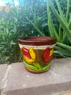 Small clay pot