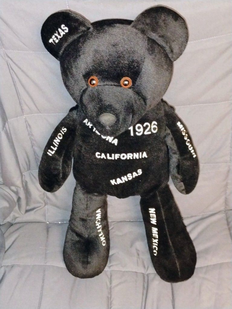 Route 66 Bear Plush Timeless Toys Vintage 2000 18 Inches Stuffed Animal Vintage
