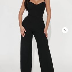 Fashion Nova Black Jumpsuit