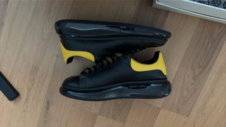 Black and yellow Alexander McQueen size 11.5/44.5