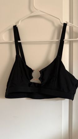 Black bathing suit top