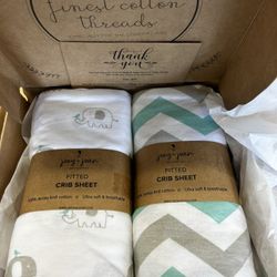 Brand New Unopened Baby Crib Sheets 