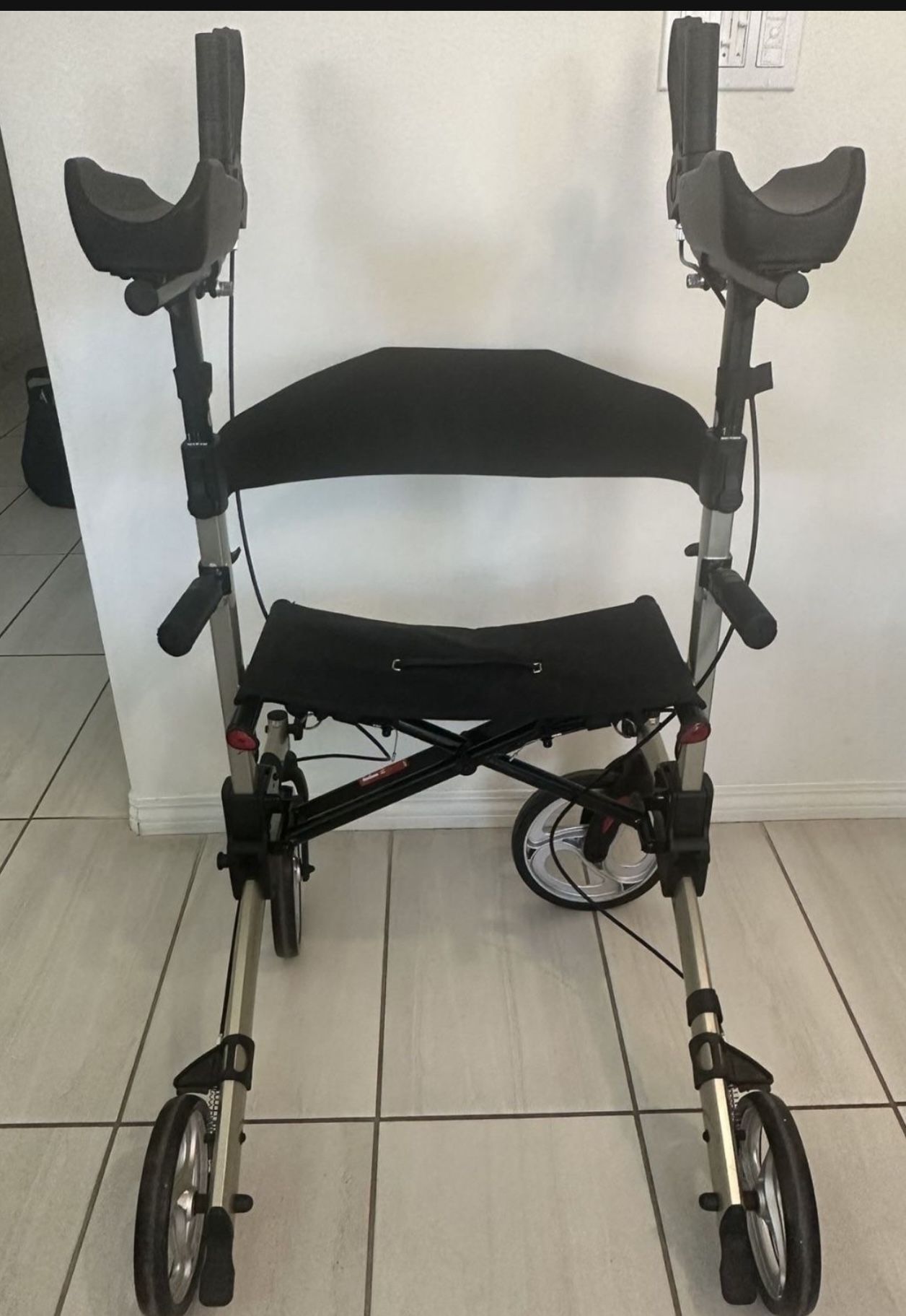 ELENkER Up Right Walker Stand Up Folding Rilator Walking