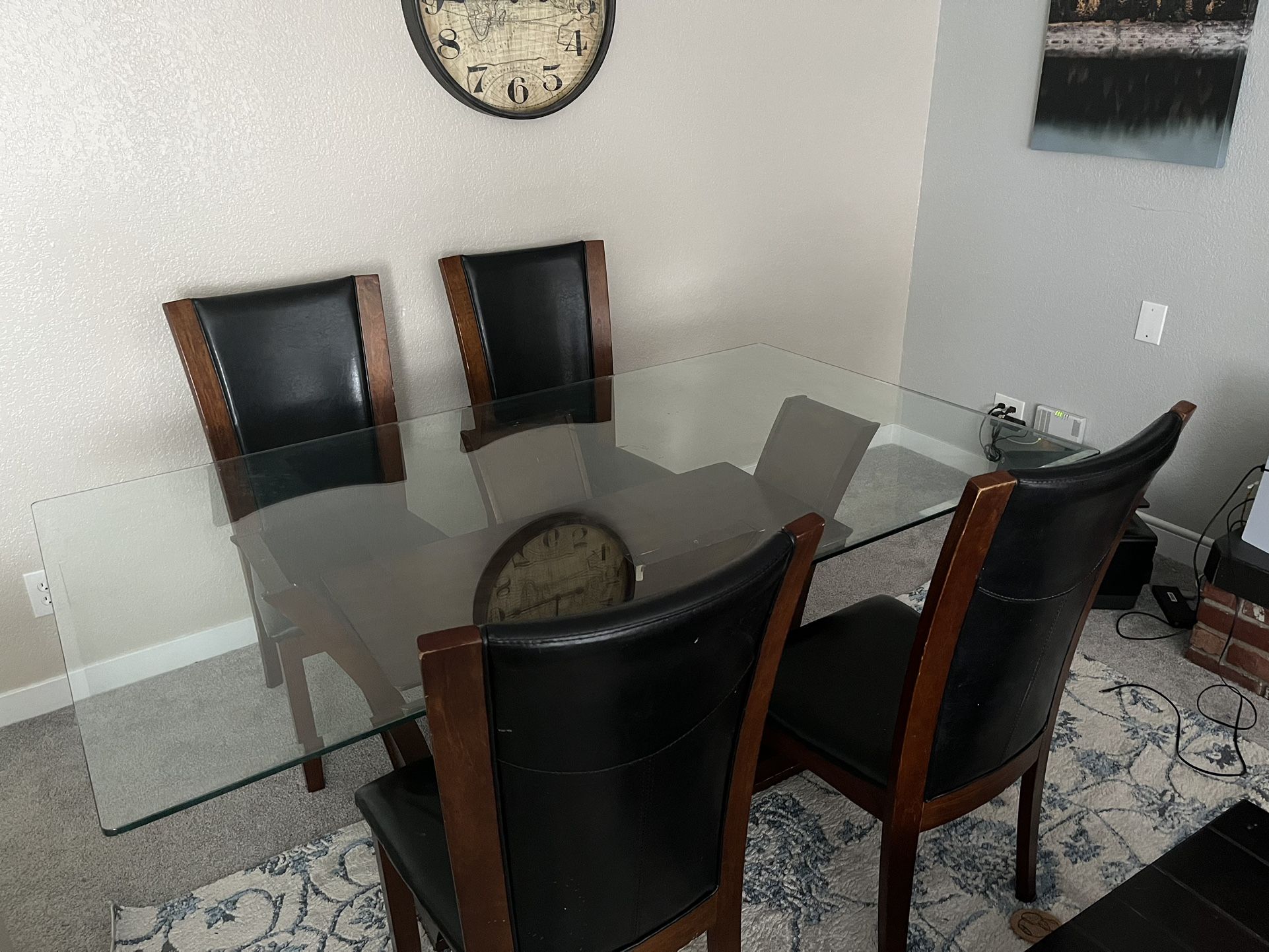 Dining Table And 4 Chairs!