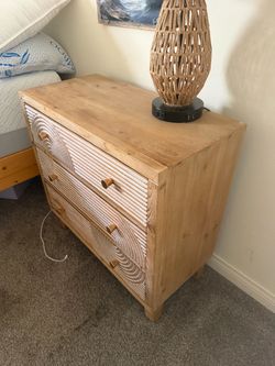 Artisan night table - 3 drawers lots of storage.