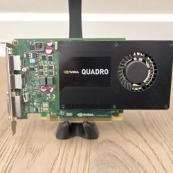 NVIDIA Quadro K2200 4GB GDDR5 GPU 2x DisplayPort 1x DVI